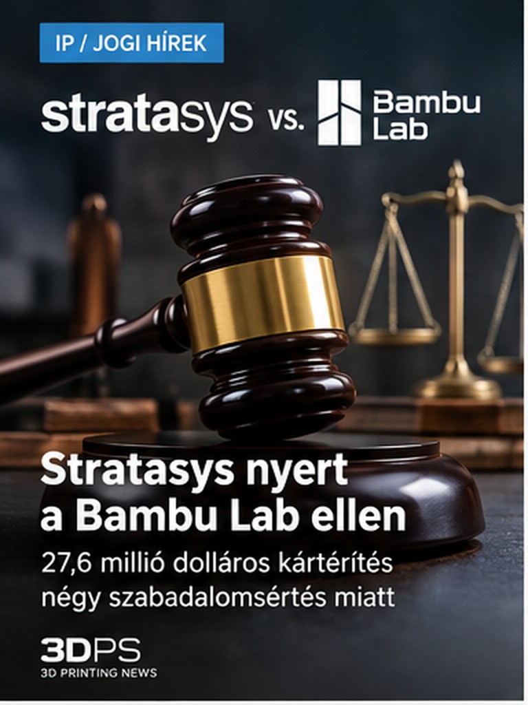 Stratasys–Bambu Lab: 27,6 millió dolláros esküdtszéki ítélet